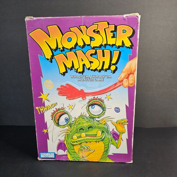1994 Monster Mash Kids Game Complete, Parker Bros Whack 'Em Thwack 'Em